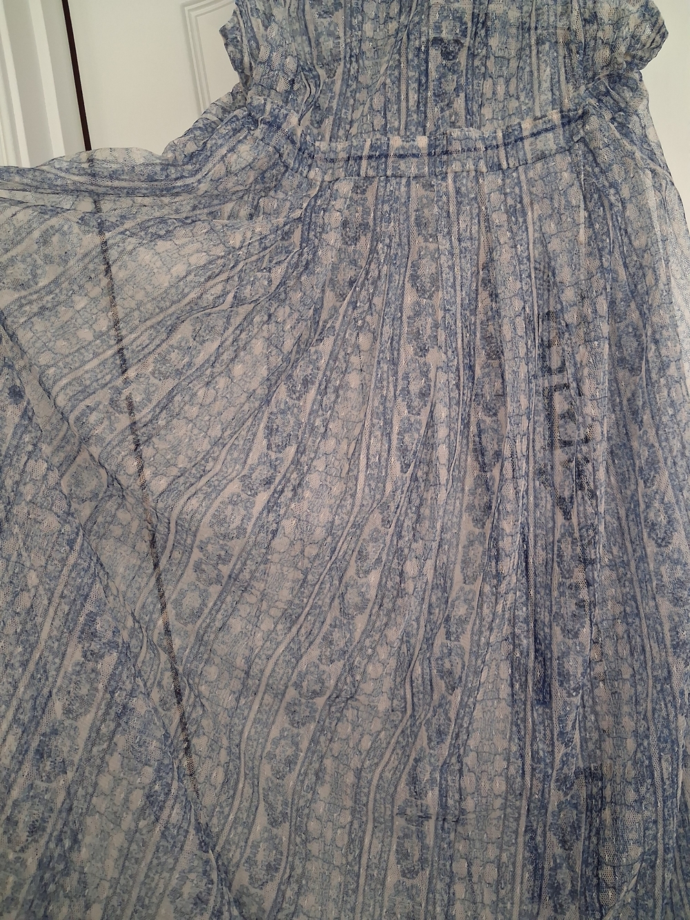 NEW Tag Free People Sheer In PaRIS Maxi Top Uk Edition - Picture 9 of 16